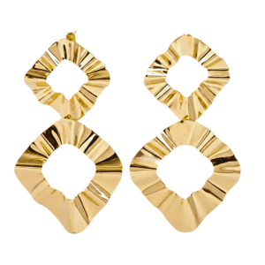 Aretes Clementina Dobles Oro