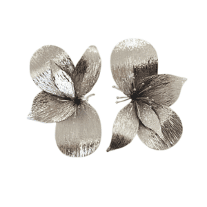Aretes Magnolia Rodio