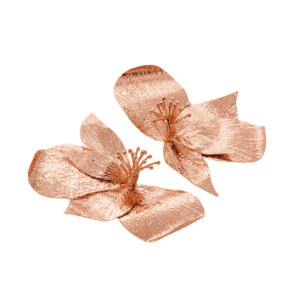 Aretes Magnolia Oro Rosa