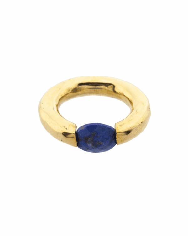 Anillo Aro Lapislázuli