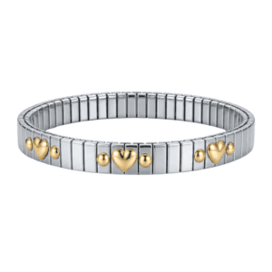 Pulsera Resorte Corazon Entre dos Puntos