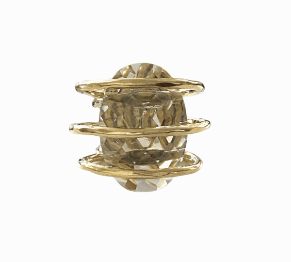 Anillo Jaulita Cuarzo Ahumado