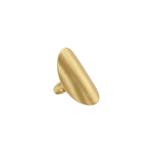 Anillo Oval Satinado Ajustable