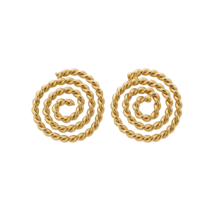 Aretes Espiral Oro