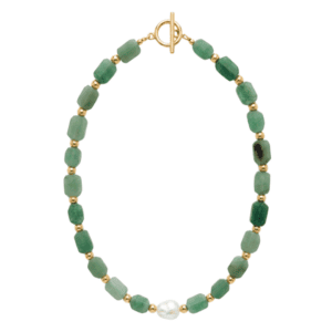 Collar Aventurina Perla Barroca