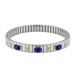 Pulsera Resorte Tres Lapislázuli