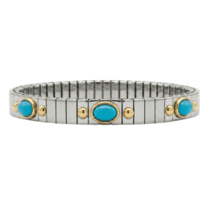 Pulsera Resorte Tres Turquesas
